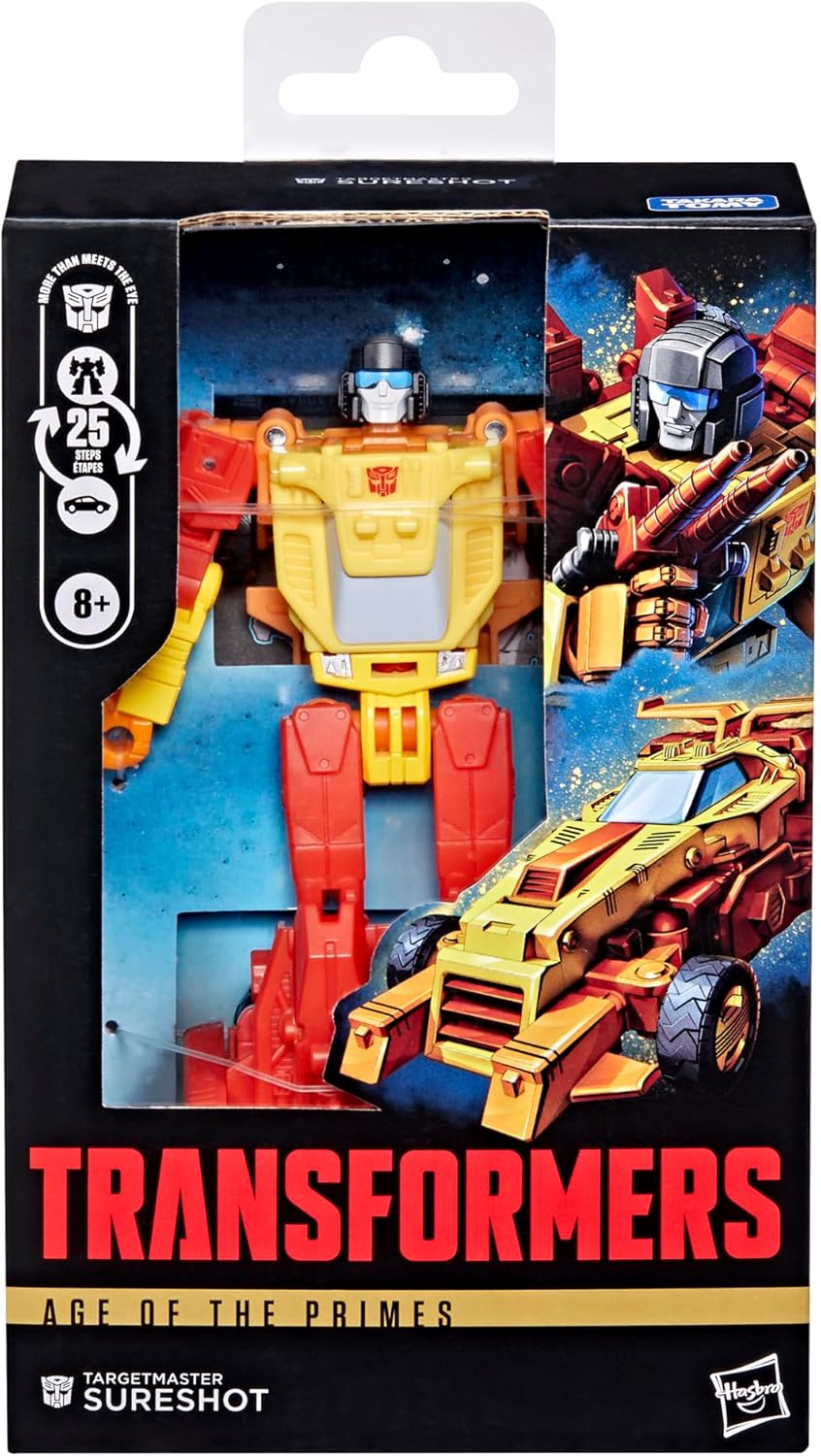 Transformers Age of The Primes Deluxe-Klasse Targetmaster Sureshot Action-Figur