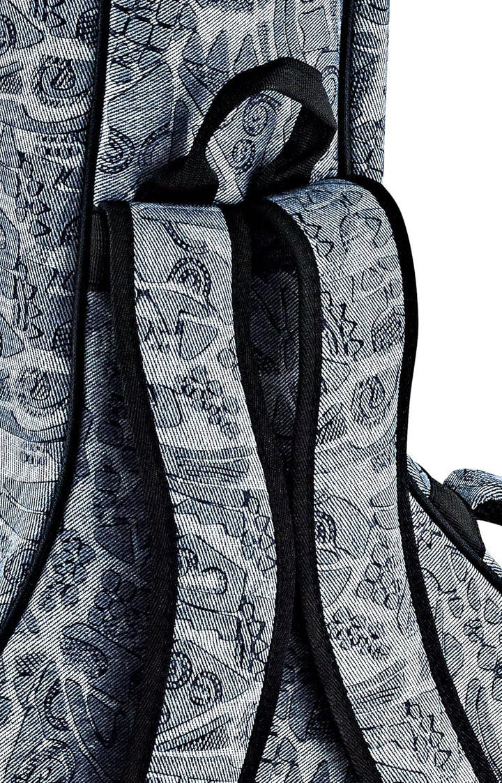 ORTEGA Gigbag für 4/4 Gitarre - Denim Look Blue (OGBCL-BLJ) Denim Blue, Denim Blue