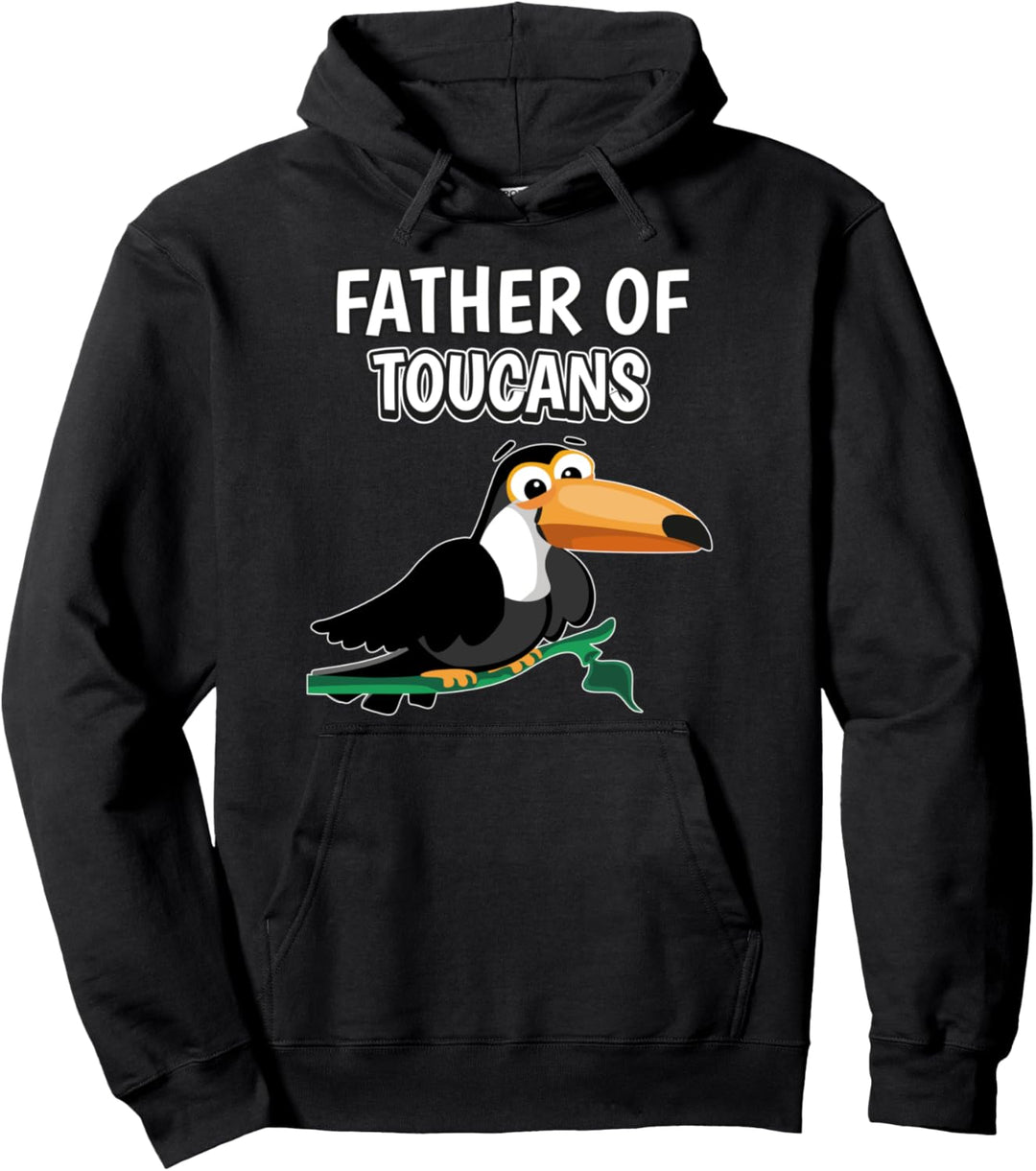 Herren Jungen Father Of Toucans Papa Vatertag Tukan Pullover Hoodie
