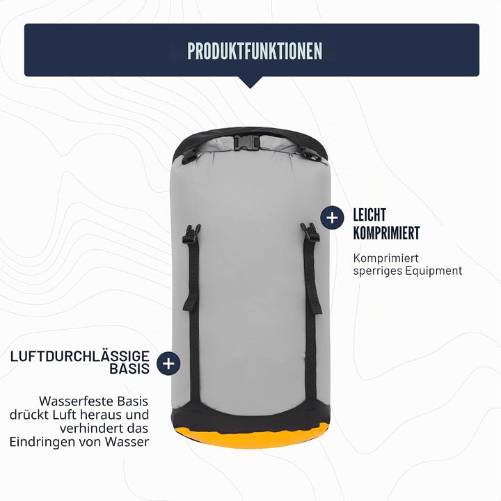 Sea to Summit - Evac Compression Dry Bag - Preisgekrönte Trockentasche - Leicht - Rollverschluss - R