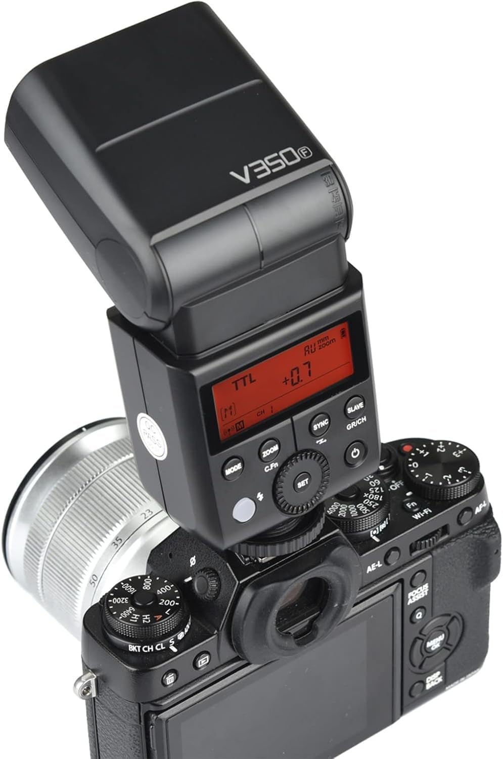 GODOX Speedlite Ving V350F Fuji, Schwarz