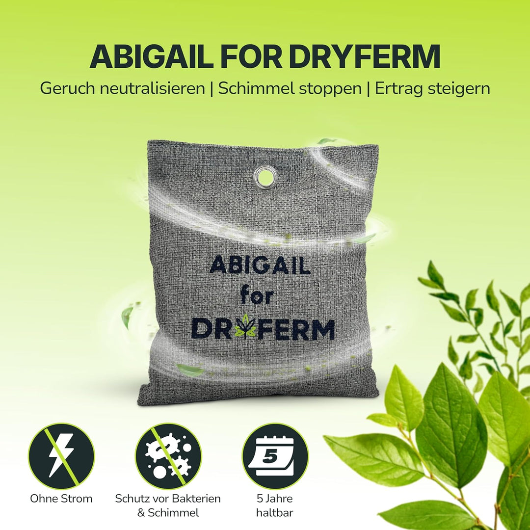 ABIGAIL by DryFerm Luftreiniger für Growbox & Growzelt, Effektiver Schutz ohne Strom, 5 Jahre Haltba