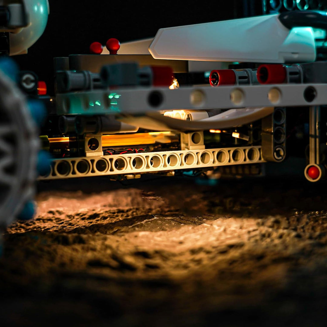 Fernbedienung Licht-Kit Kompatibel mit Lego Lunar Outpost Moon Rover Space Vehicle 42211 (Kein Model