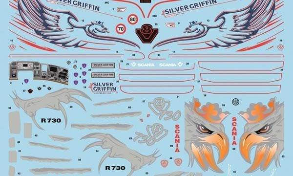 Italeri 510003906 3906 Scania R730 Streamline 4x2 Truckmodell Bausatz