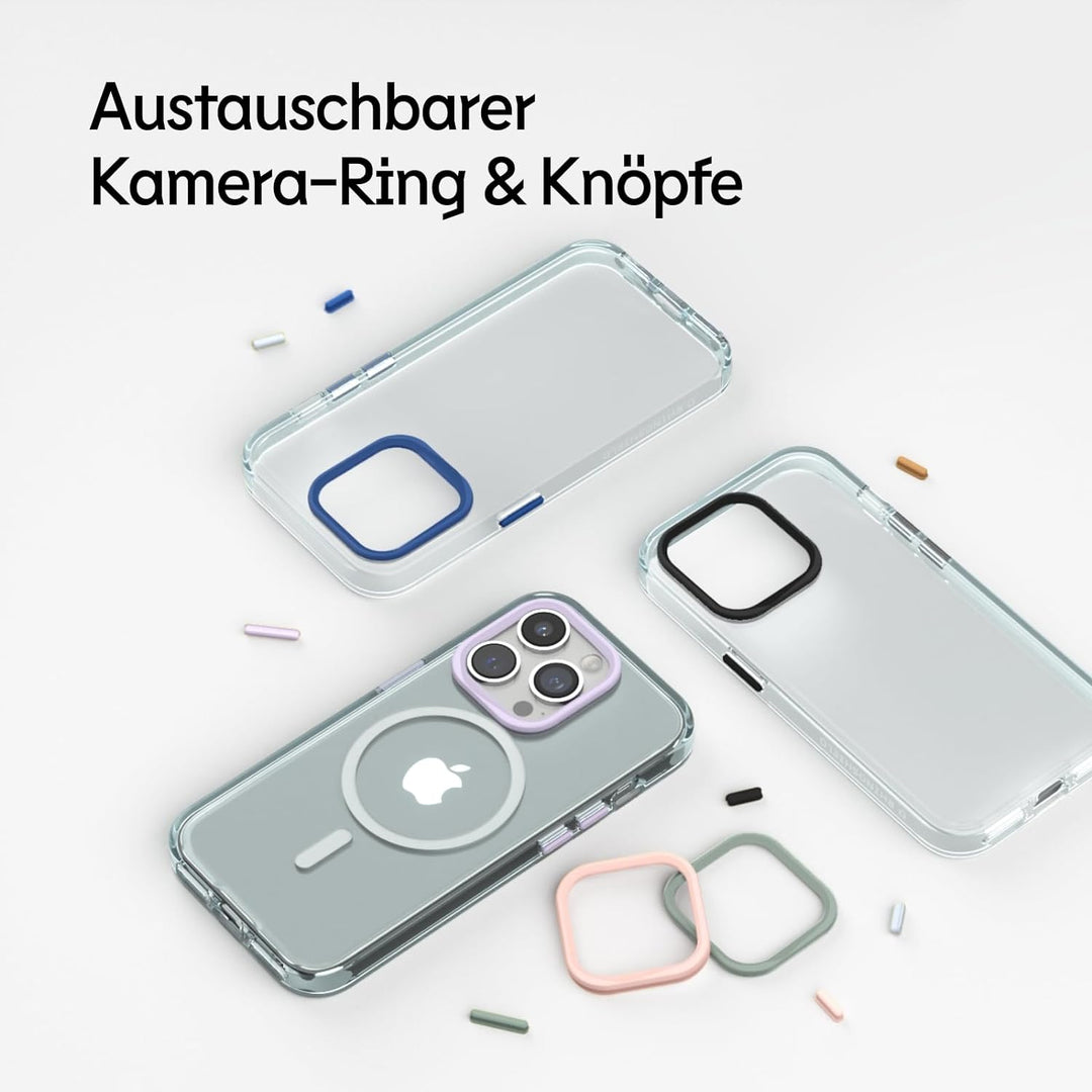 RHINOSHIELD Crystal Clear Case kompatibel mit [iPhone 15 Pro] | Fortschrittliche Vergilbungsresisten