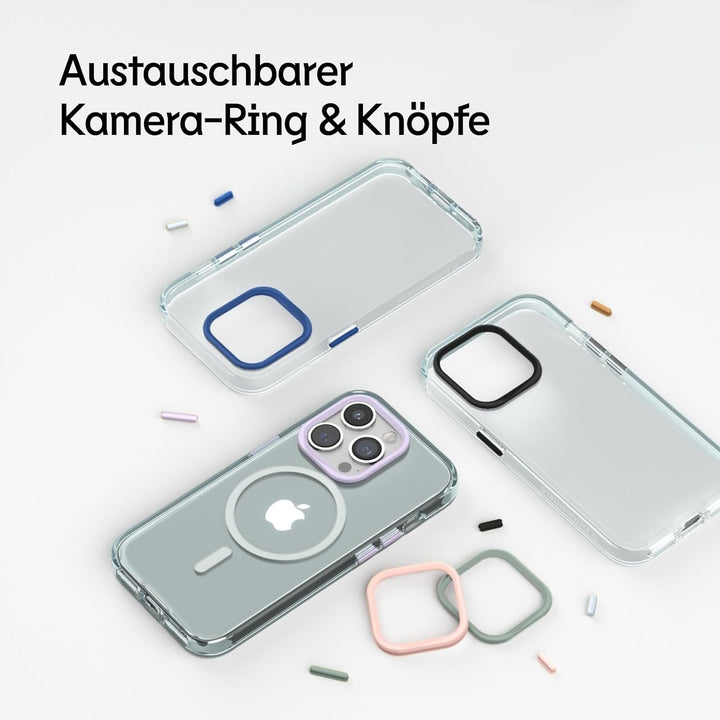 RHINOSHIELD Crystal Clear Case kompatibel mit [iPhone 15 Pro] | Fortschrittliche Vergilbungsresisten