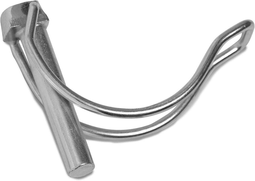 HEAVYTOOL Rohrklappsplinte 6,0mm x 40mm für Rohre Ø36mm (50 Stück) Klappsplinte Rohr 6mm x 40mm Sich
