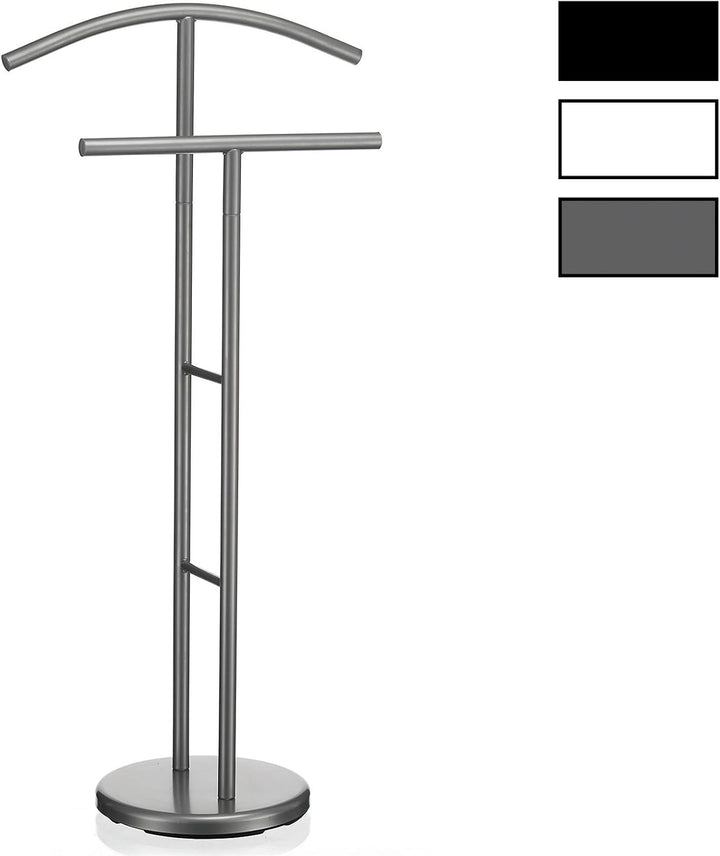 IDIMEX Herrendiener LAURENZ Garderobe Kleiderständer Garderobenständer Kleiderstange mit Hosenbügel,