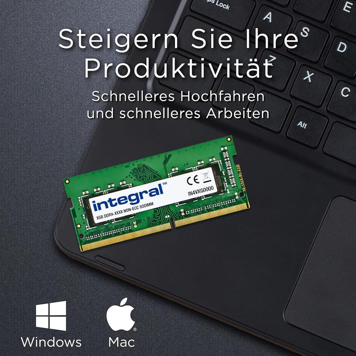 Integral 16GO DDR4 RAM 2400MHz (oder 2133MHz) SODIMM Laptop/Notebook PC4-19200 Arbeitsspeicher 16GB