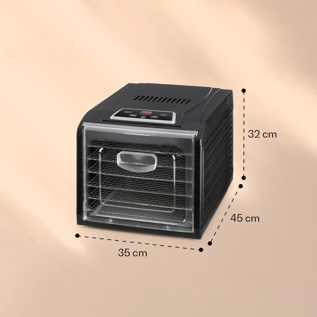 Klarstein Dörrautomat, Dörrgerät, Food Dehydrator, Dörrautomat aus Metall, Dehydrator Food Dryer, 6