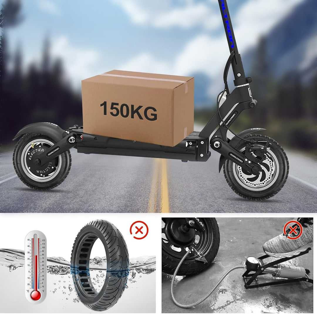 SYACHI 10x2,75-6,5 Reifen Schlauch für Elektroroller, E Scooter Reifen für Speedway 5 Dualtron 3, Ab