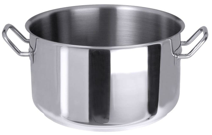 Contacto Professioneller Edelstahl Kochtopf Suppentopf Fleischtopf 28 cm in Gastroqualität extrem ro