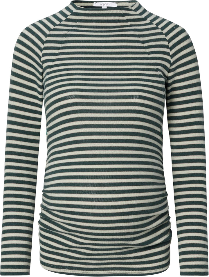Noppies Damen Top Pomeroy Nursing Long Sleeve T-Shirt 34 Green Gables, 34 Green Gables