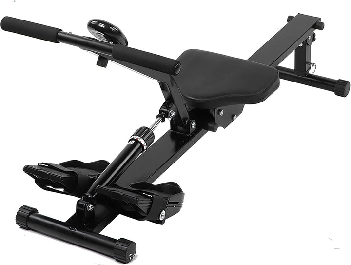 lyrlody Rudergerät Faltbar mit Magnetbremssystem, Digitaler Fitness-Rudermaschine, Einstellbarer Wid