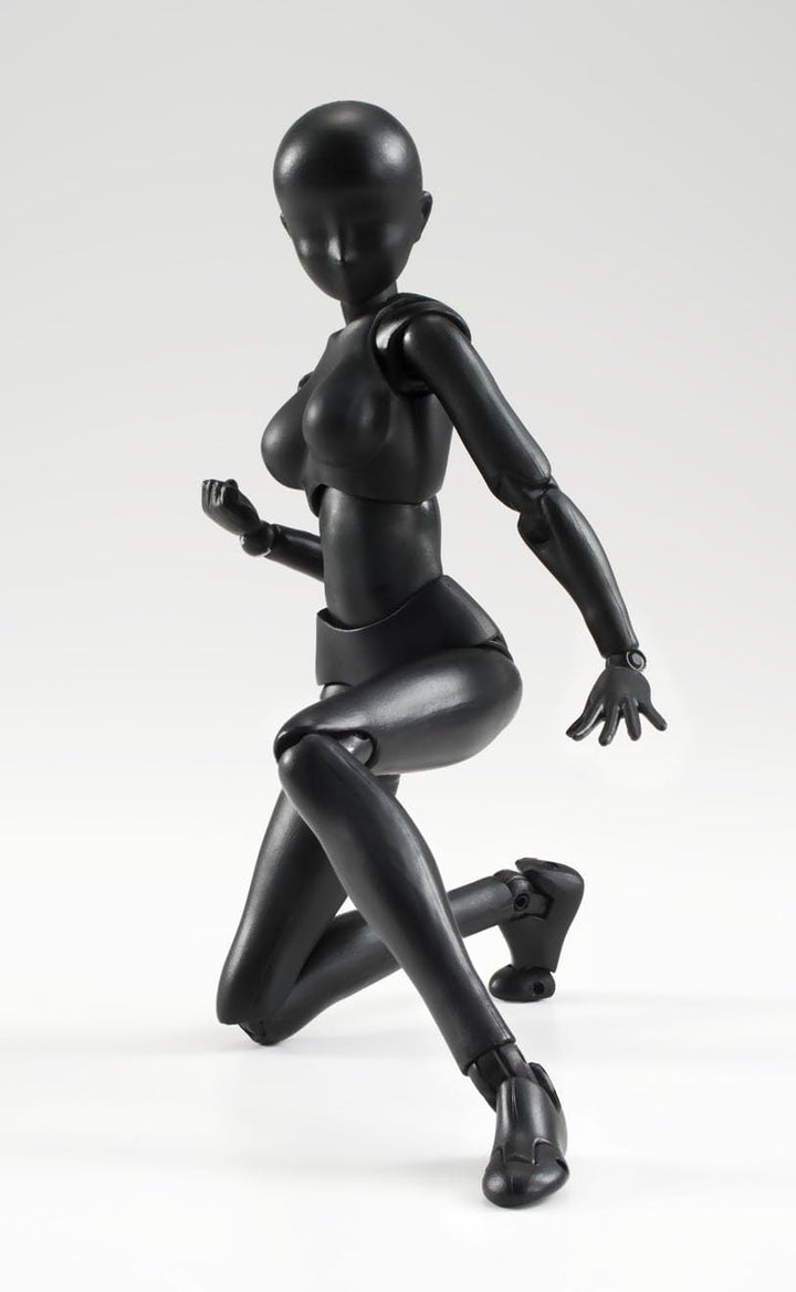 Bandai Tamashii Nations S.H.Figuarts Body-Chan (Woman) (Solid Black Color Ver.) Frau Schwarze Farbe