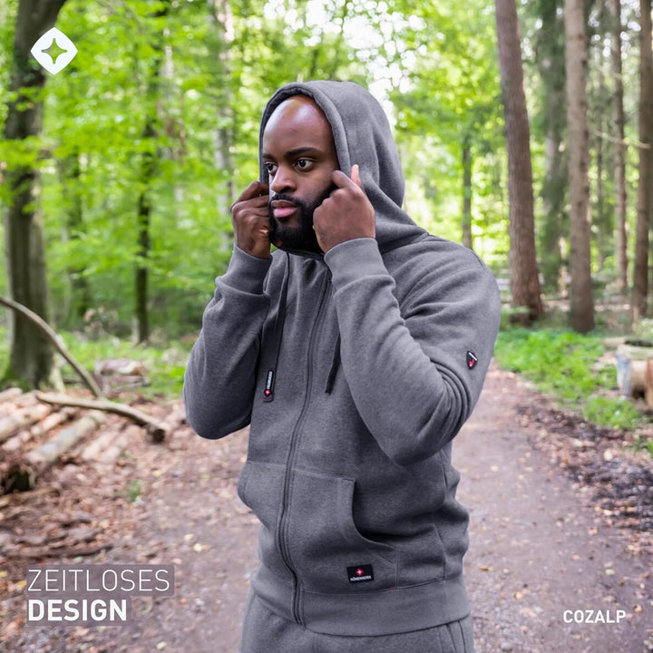 Höhenhorn Cozalp Herren Jogging Anzug Trainingsanzug Hausanzug 3XL Dunkelgrau, 3XL Dunkelgrau