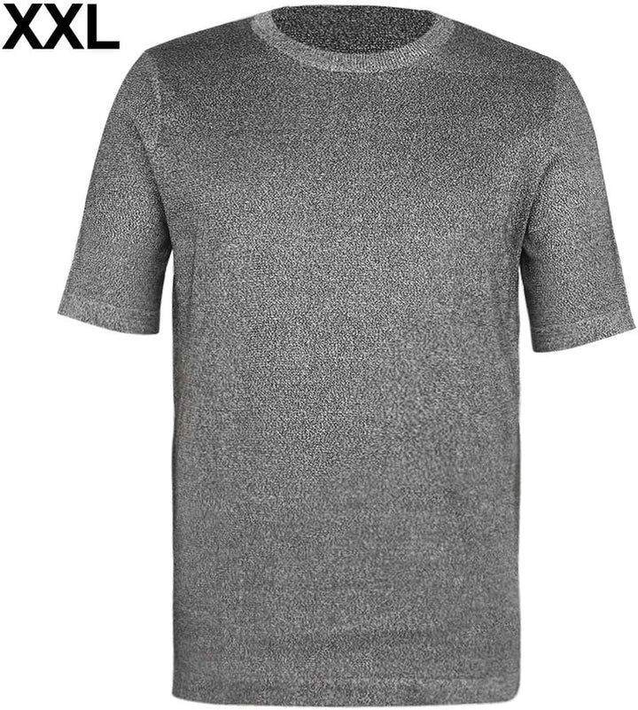 Stufe 5 Schutz-T-Shirts Robuste schnittfeste Kleidung Schnittfeste Sicherheits-Kurzarm-Hals-Schnitts