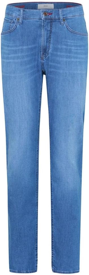 BRAX Herren Style Chuck Relax Flex Jeans 33W / 30L Mid Blue Used, 33W / 30L Mid Blue Used