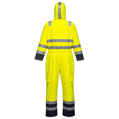 Portwest Tuta Bizflame Rain multinorma Hi-Vis S Gelb / marineblau, S Gelb / marineblau