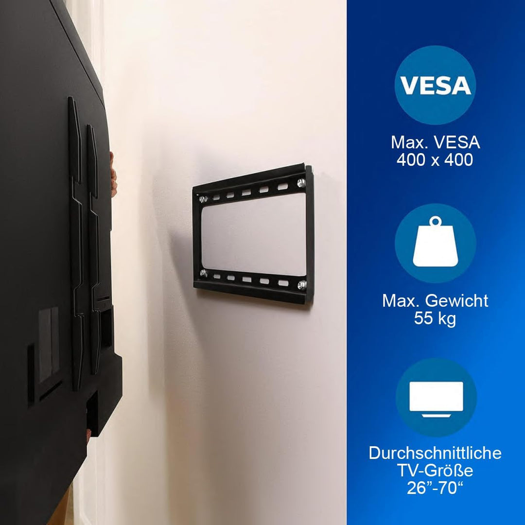Philips SQM5226/00 - Universal TV Wandhalterung - für TV von 26" bis zu 70" - LCD, OLED, QLED, LED P