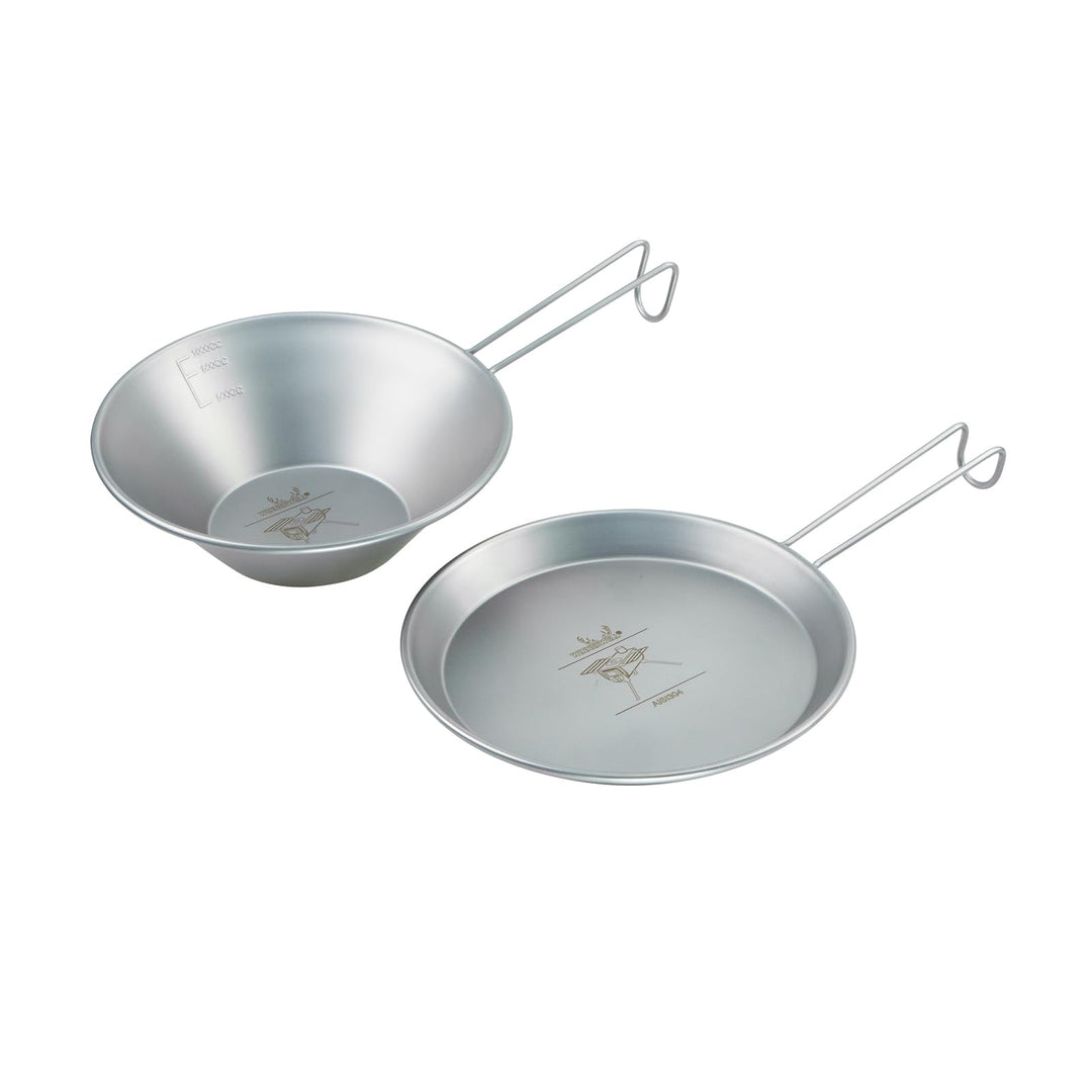 Winnerwell® Sierra Cup Bowl & Plate Set aus Edelstahl