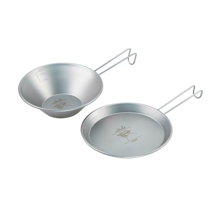 Winnerwell® Sierra Cup Bowl & Plate Set aus Edelstahl