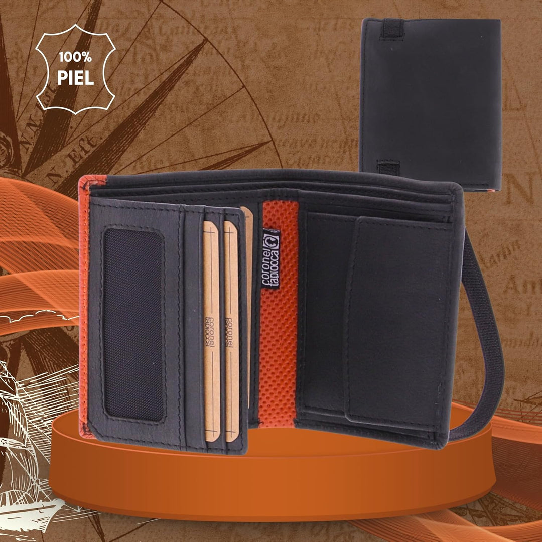 CORONEL TAPIOCCA Herren Geldbörse Wallet Geldbeutel Herren Wallet Portemonnaie Brieftasche Herren Ge