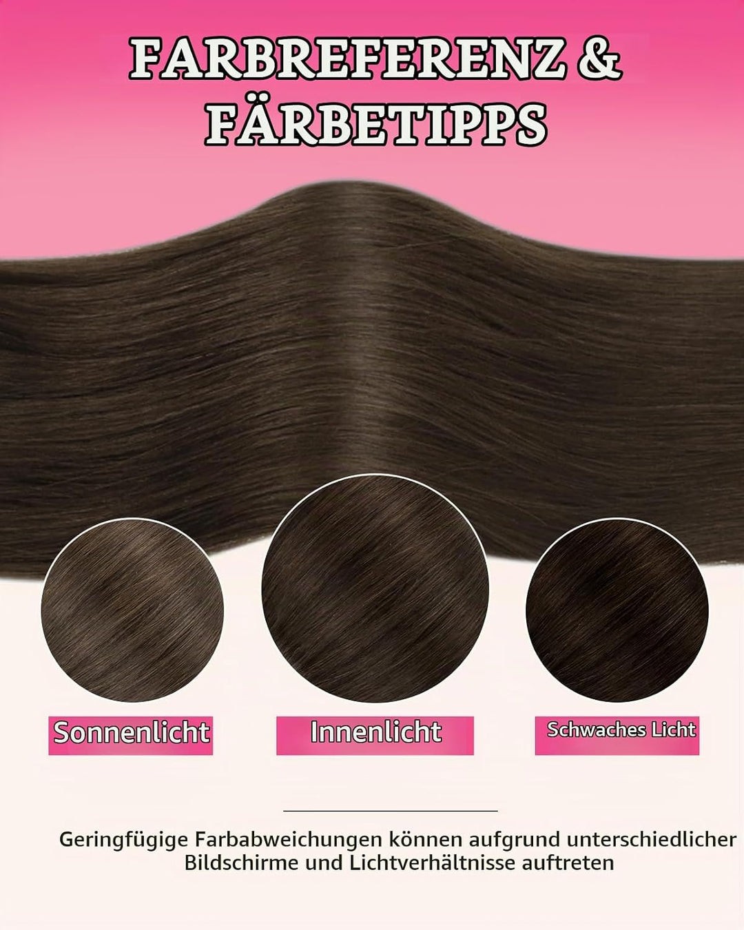 Hetto Extensions Echthaar Microring Braun Echthaar Micro Loop Extensions Remy Haarverlängerung Micro