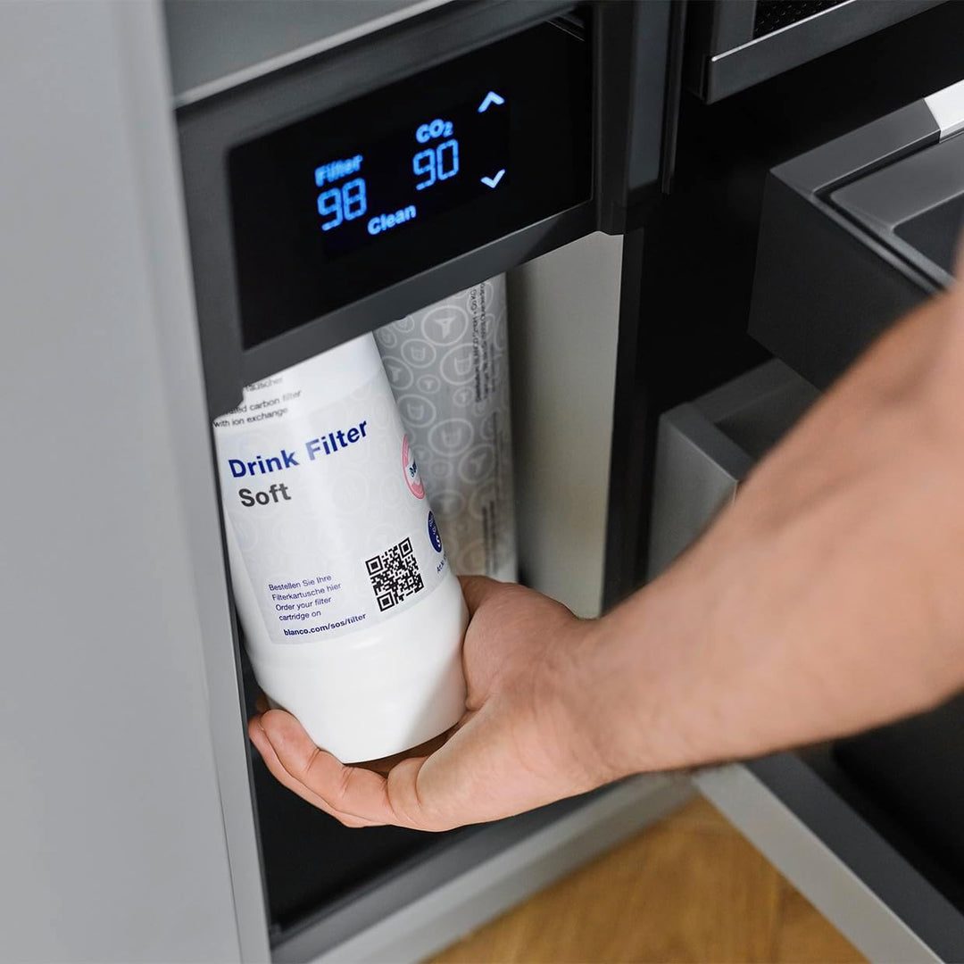 BLANCO Drink Filter Soft S | Weniger Kalk. Mehr Geschmack | Passend zu: Drink.soda & CHOICE.all | An