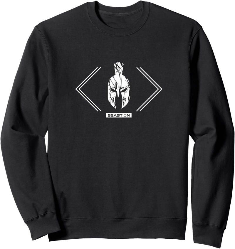 Spartaner Helm Gladiator Helm Modernes Gym Design Fitness Sweatshirt