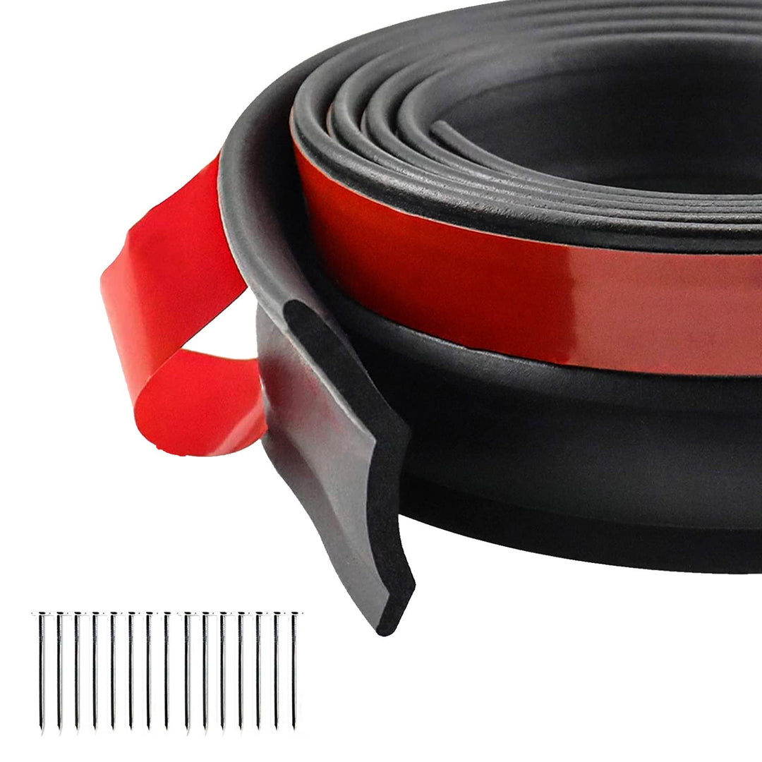 Garagentordichtung, 6 m, Universal, leicht zu schneiden, Dicke Schwellendichtung für Garagentorboden