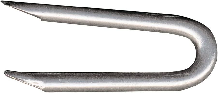 siwitec Stahlkrampen blank 3,4 x 34 mm, 5 kg, Krampen mit schräg geschnittenen Spitzen, U-Nägel, Net