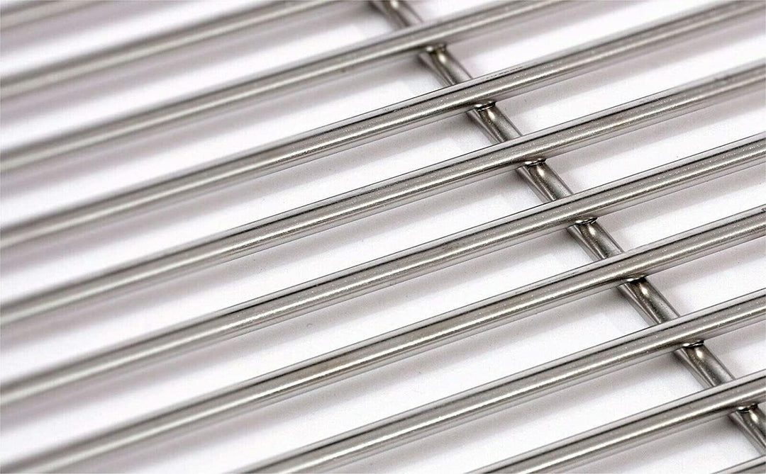 Grillrost Ø 30 cm aus Edelstahl rostfrei und elektropoliert 4mm für Grill rund, Kugelgrill, Feuersch