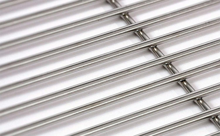 Grillrost Ø 30 cm aus Edelstahl rostfrei und elektropoliert 4mm für Grill rund, Kugelgrill, Feuersch