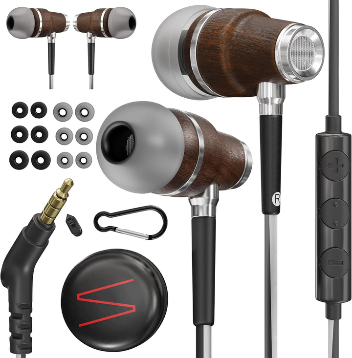 Symphonized In-Ear Kopfhörer mit Kabel – In-Ear Ohrhörer mit Kabel, Kopfhörer mit Mikrofon, Kopfhöre