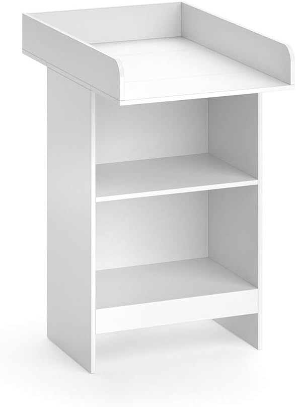 Vicco Wickelkommode Leo, Wickelaufsatz für die Kommode, Weiss, 60 x 103 cm, Weiß