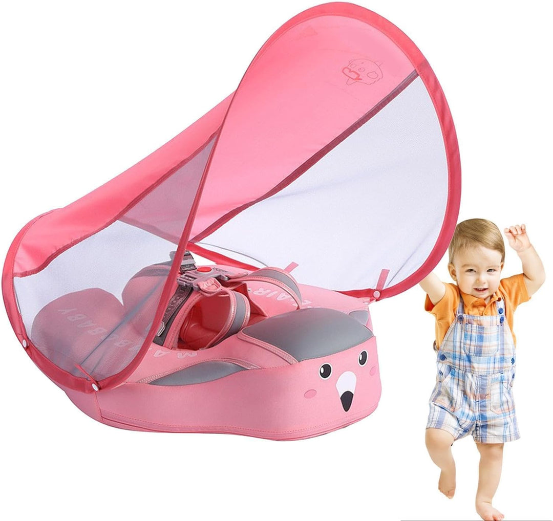 Babys-Schwimmbecken | Nicht Aufblasbarer Babys-Schwimmkörper Mit Abnehmbares Überdachung UPF 50+ | K