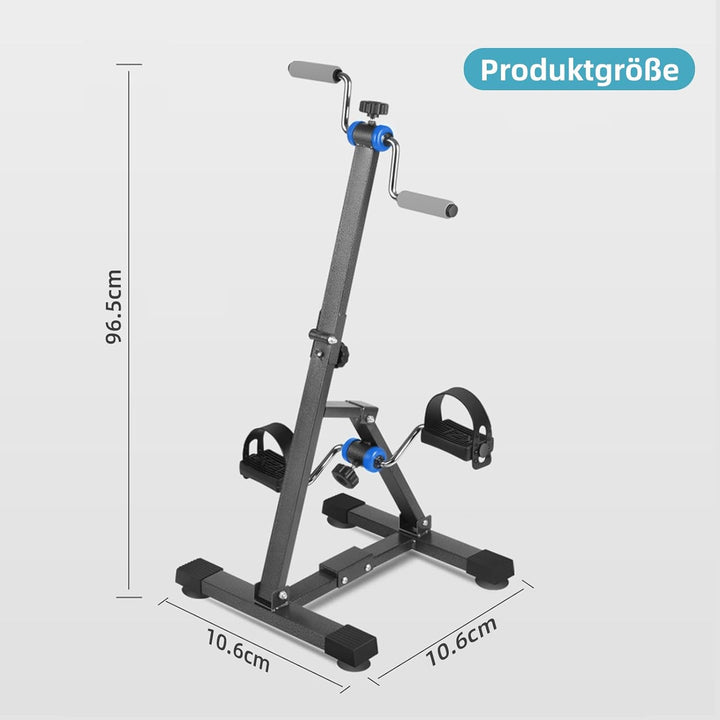 Faltbares Arm- und Bein-Ergometer für Senioren – Pedaltrainer für ältere Menschen, verstellbares Han