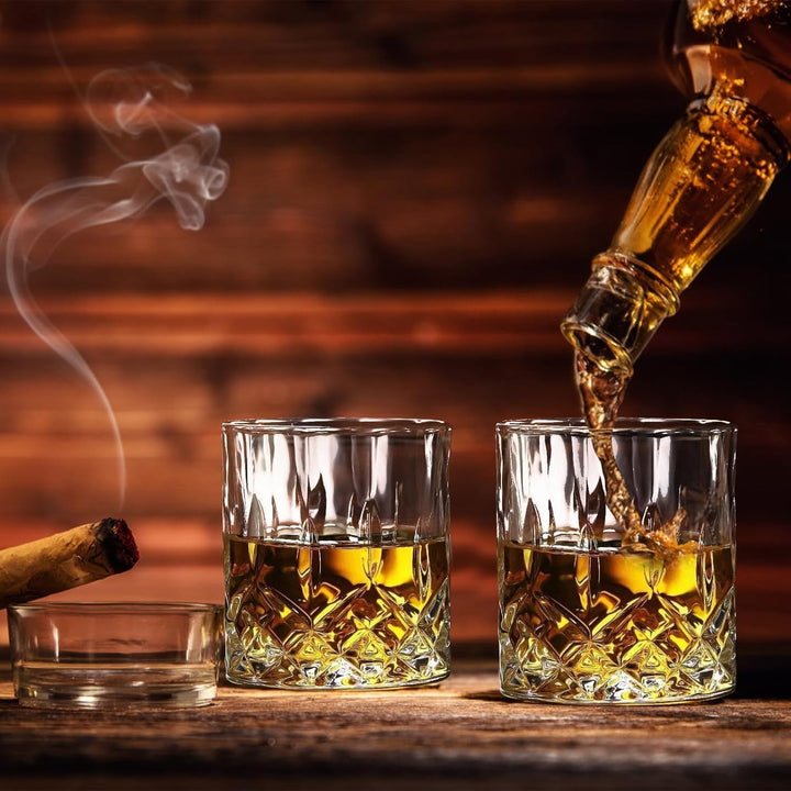 Whisky Geschenk Set,Whisky Steine Geschenkset,Whiskey Gläser Set Enthalten 8 Whiskey Steine & 2 Whis