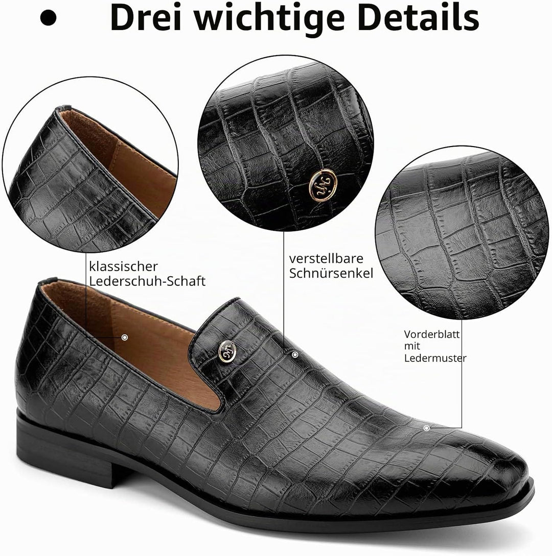 MEIJIANA Herren Mokassins Klassische Herren Anzug Schuhe Elegante Schuhe Leder Sommer Freizeitschuhe
