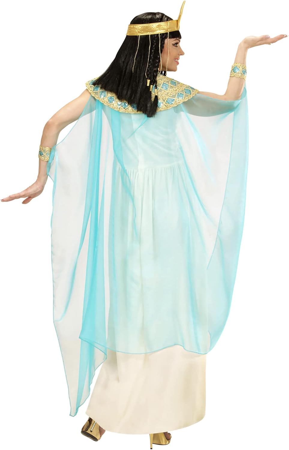 W WIDMANN MILANO Party Fashion - Kostüm Cleopatra, Kleid, ägyptische Königin, Faschingskostüme S Bei