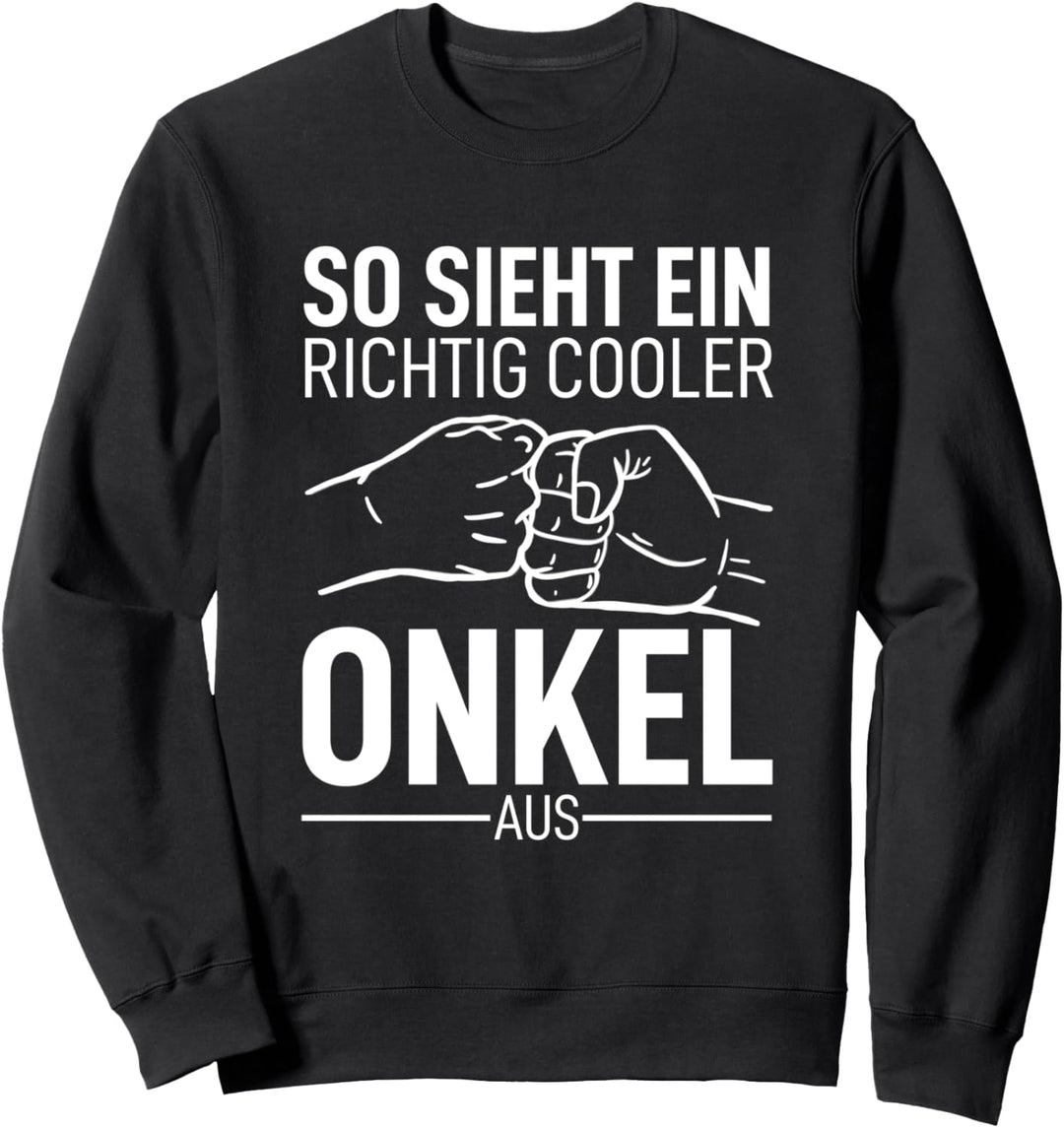 So sieht ein richtig cooler Onkel aus Bester Dad der Welt Sweatshirt