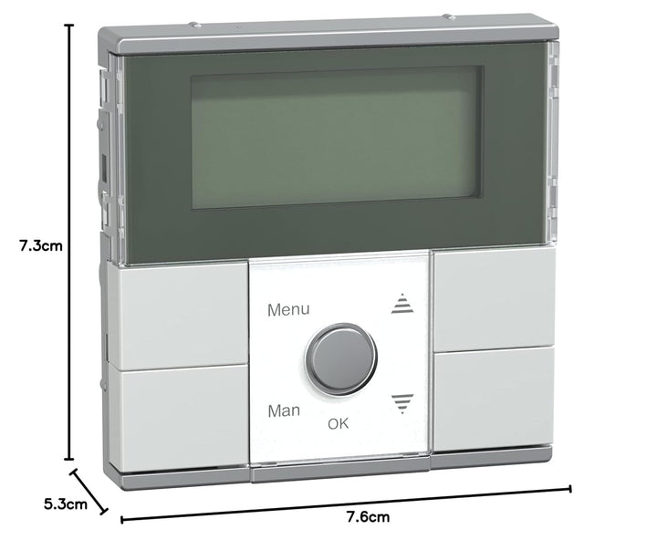 Schneider Electric Merten MEG5754-0460 Zeitschaltuhr-Modul Standard, digitale Unterputz Wochenzeitsc