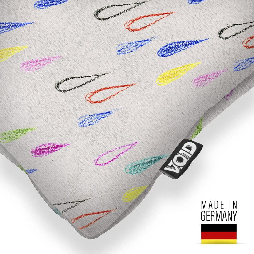 VOID Bunte Regentropfen Kissenbezug Kissenhülle Sofakissen Kissen Deko Outdoor-Kissen Dekokissen, Ki