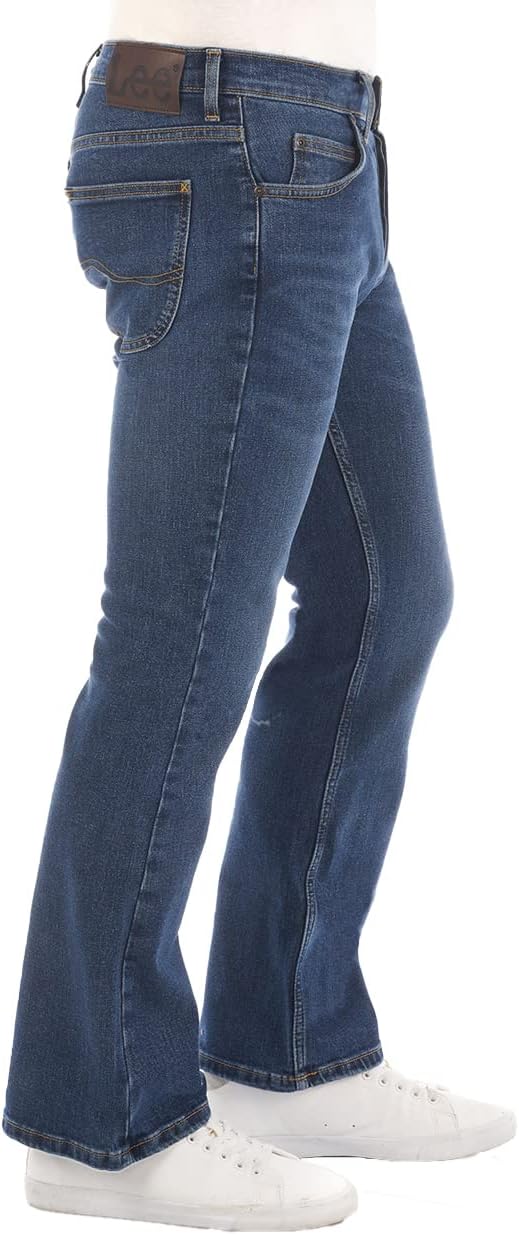 Lee Jeans Herren Stretch Bootcut Denver Jeanshose Hose Denim Blau 32 33 34 36 38 40 42 44 46 30W / 3