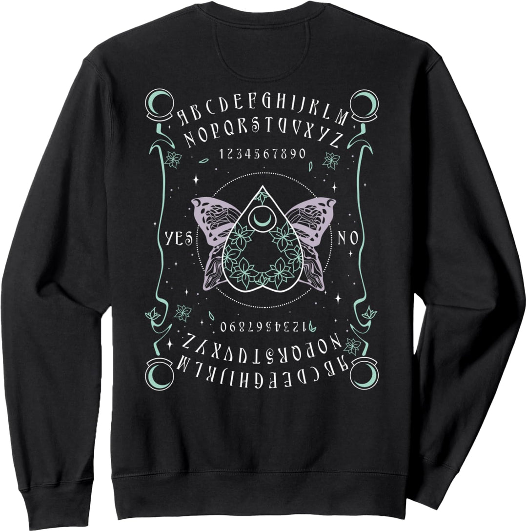 Trendy Hello Goodbye Butterfly Game Piece Front & Back Sweatshirt