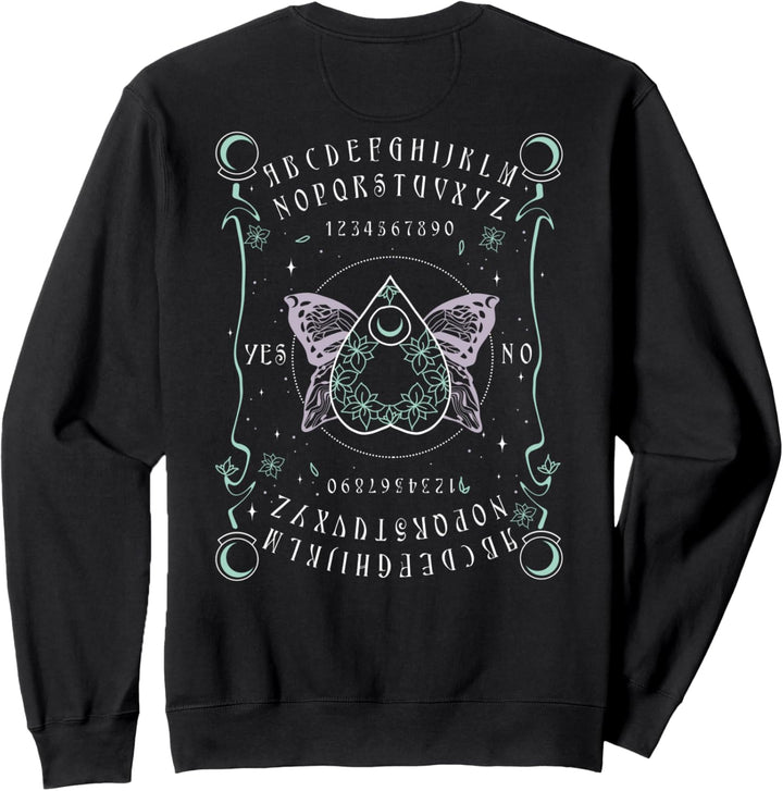 Trendy Hello Goodbye Butterfly Game Piece Front & Back Sweatshirt