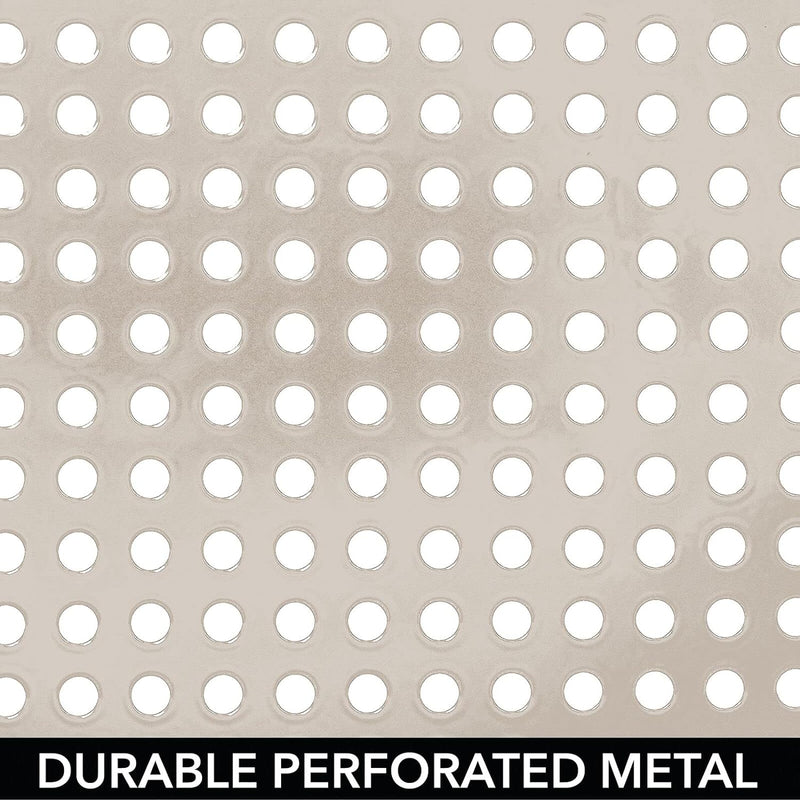 mDesign 4er-Set Regaleinsatz für Küchenschrank – praktische Geschirrablage aus Metall für mehr Abste