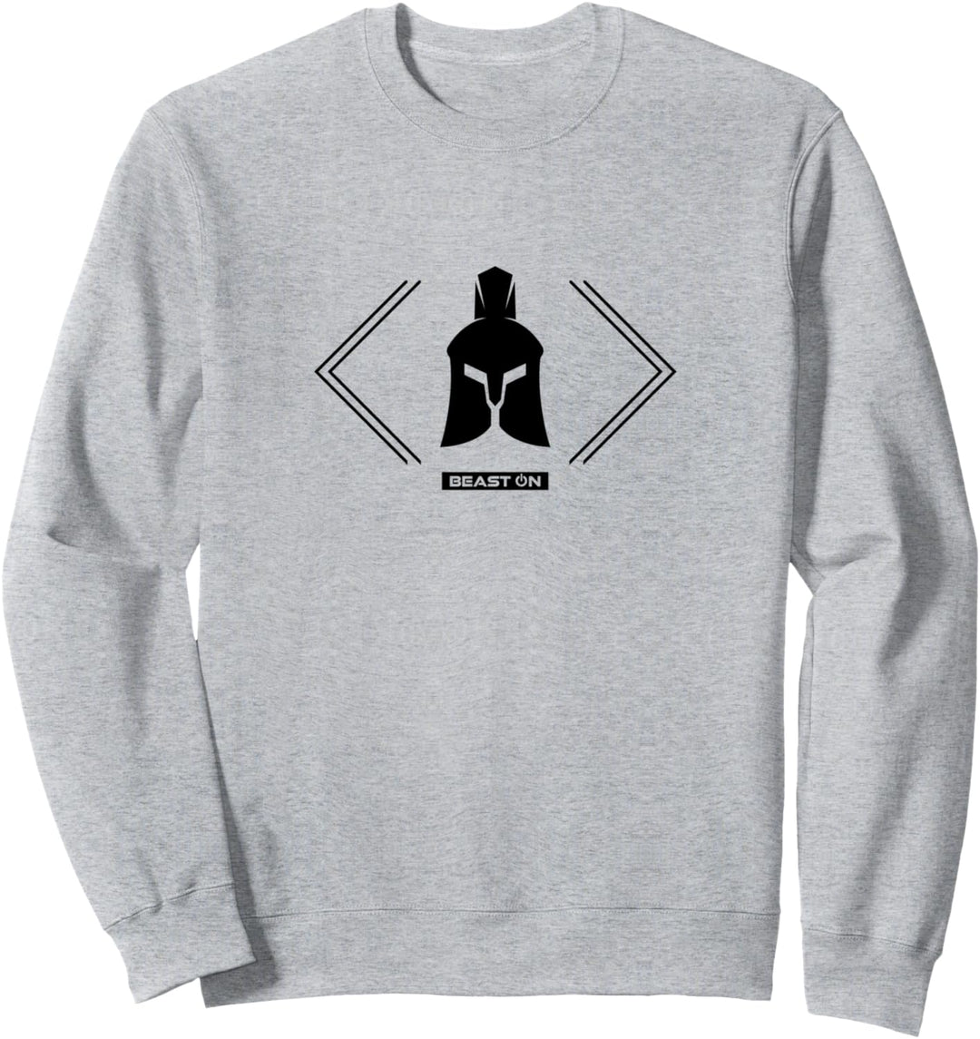 Spartaner Helm Gladiator Helm Modernes Gym Design Fitness Sweatshirt