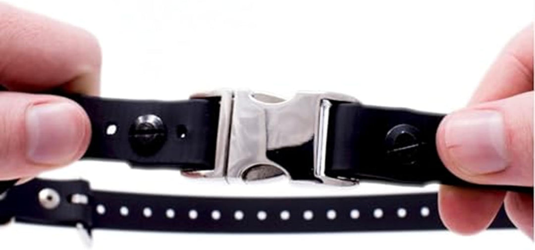 Educator Quick Snap Bungee Collar, 1-Inch Wide by 33-Inches Long, Black 1W x 33L schwarz, 1W x 33L s